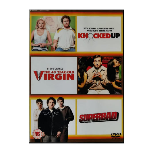Knocked Up + The 40-Year-Old Virgin + Superbad