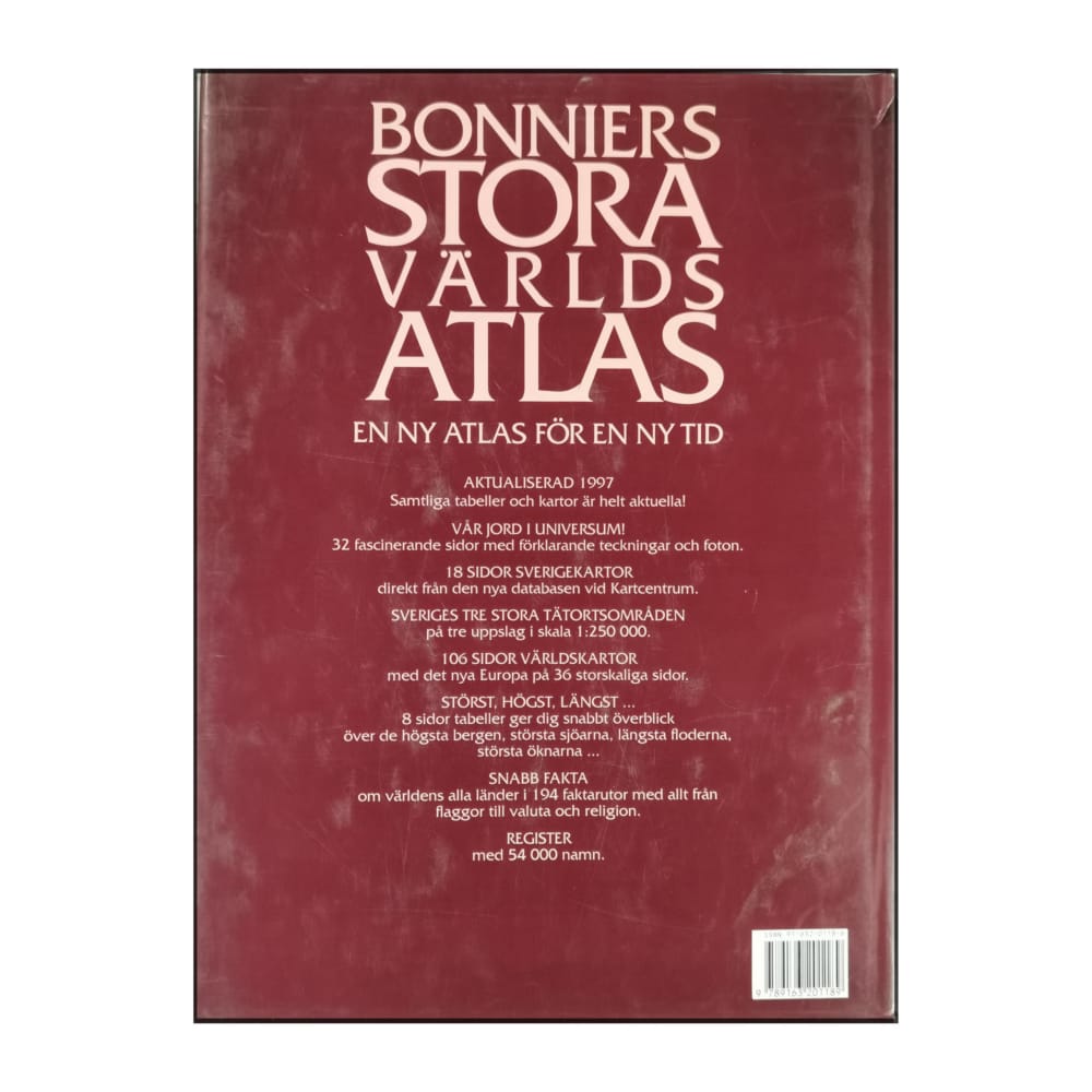Bonniers Stora Världs Atlas