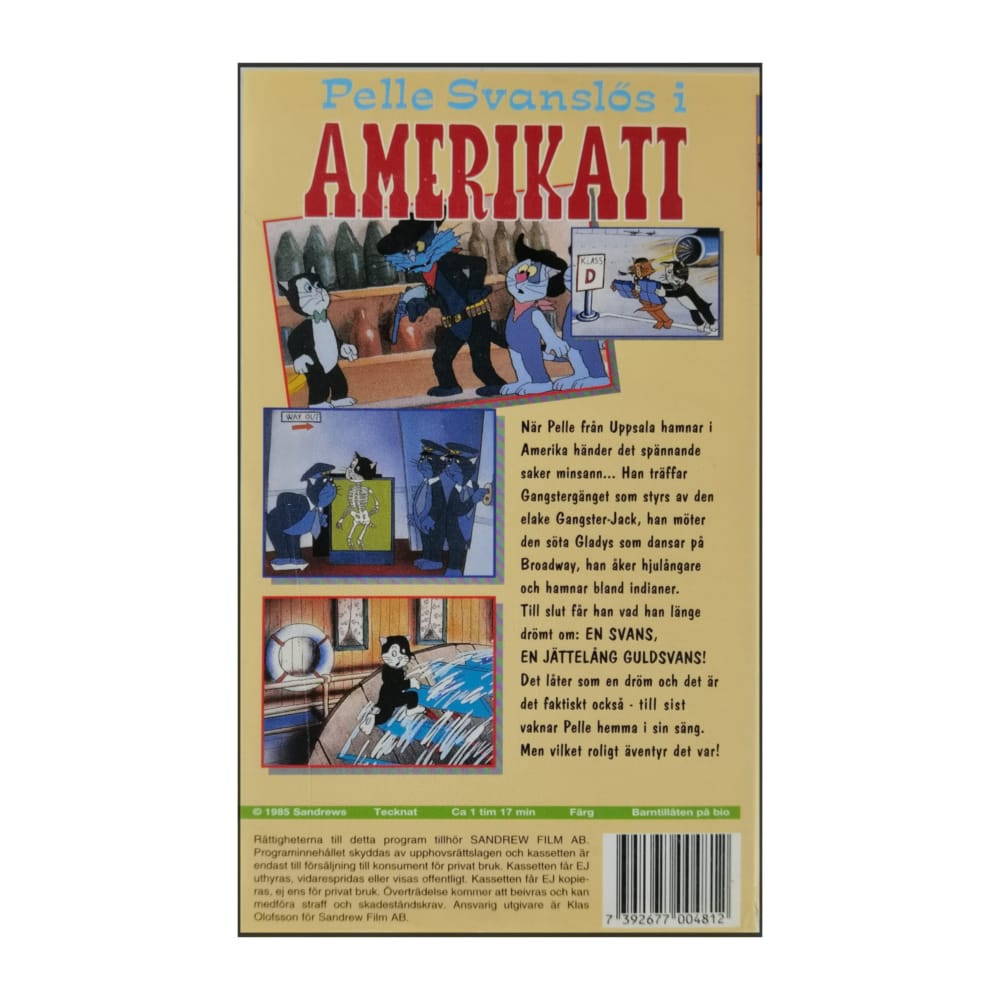 Pelle Svanslös I Amerikatt