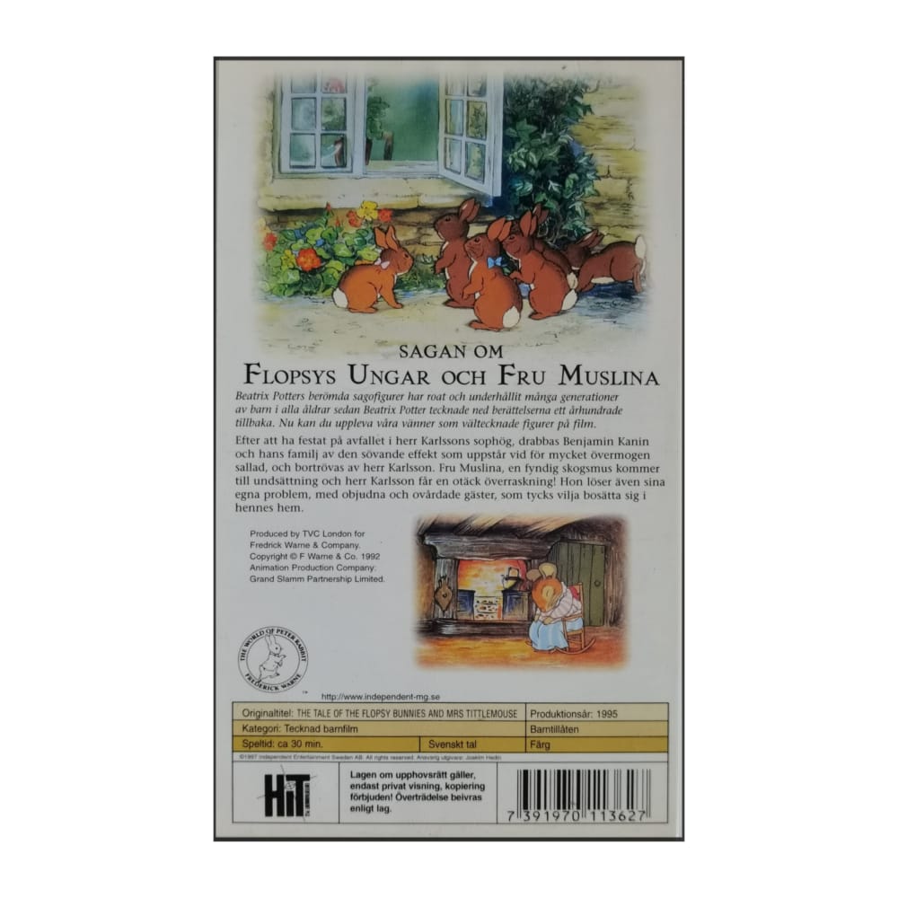 The Tale Of The Flopsy Bunnies | Sagan Om Flopsys Ungar Och Fru Muslina
