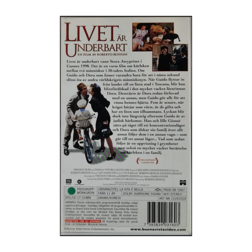 La Vita È Bella | Livet Är Underbart