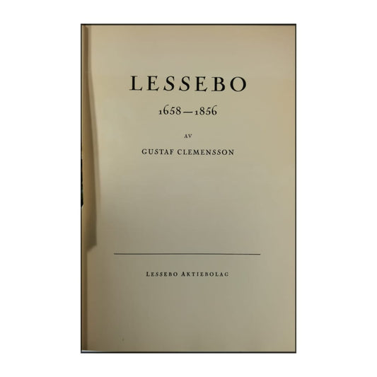 Gustaf Clemenson: Lessebo 1658–1856