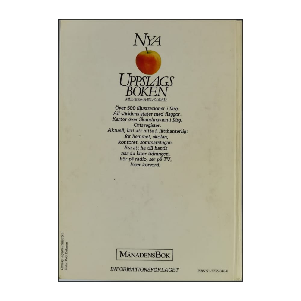 Nya Uppslagsboken: Med 25000 Uppslagsord