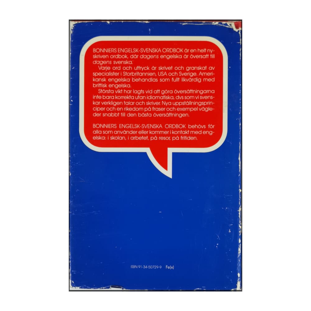 Bonniers Engelsk-Svenska Ordbok