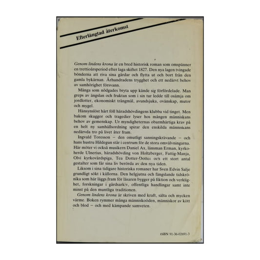 Sven Edvin Salje: Genom Lindens Krona