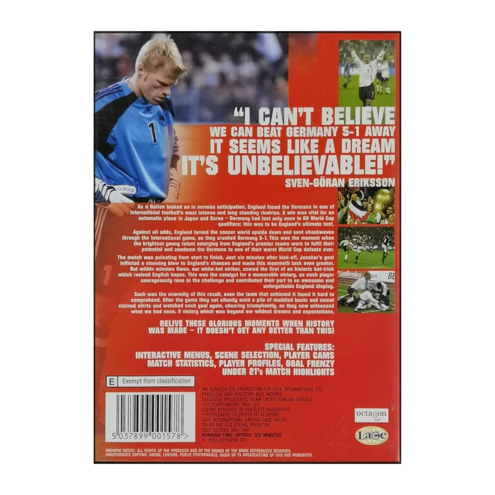 World Cup 2002: Germany 1 Vs England 5