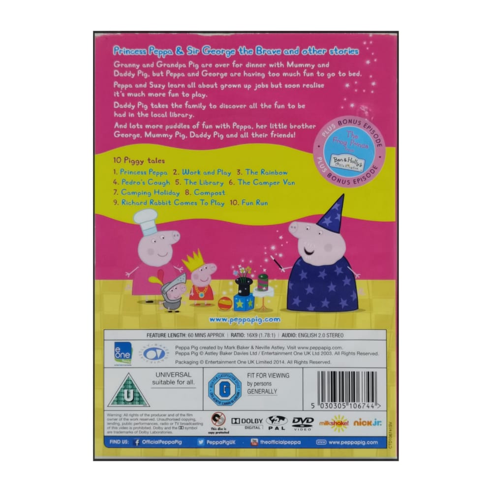 Peppa Pig: Princess Peppa & Sir George The Brave