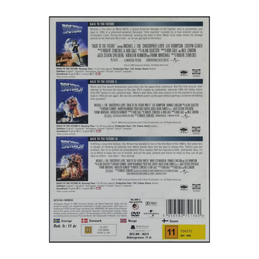 Back To The Future 1-3