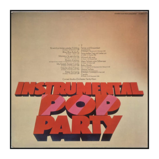 Cornet-Studio-Orchester Ferdy Klein: Instrumental Pop Party