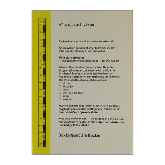 Bra Böckers Naturhandbok: Våra Djur Och Växter