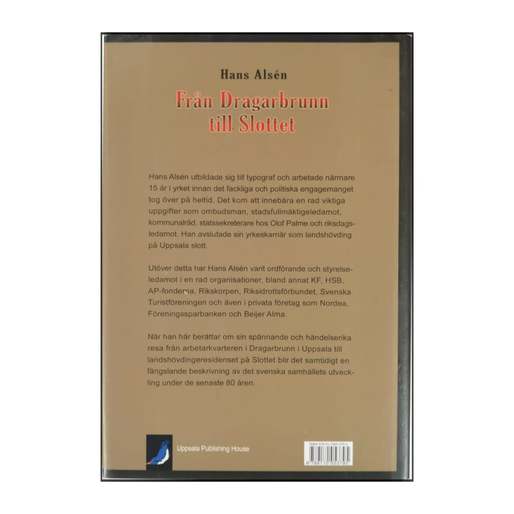 Hans Alsén: Från Dragarbrunn Till Slottet