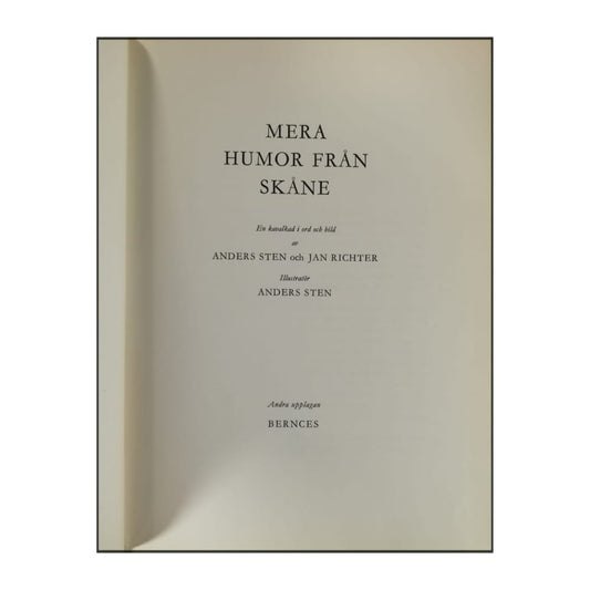 Anders Sten & Jan Richter: Mera Humor Från Skåne