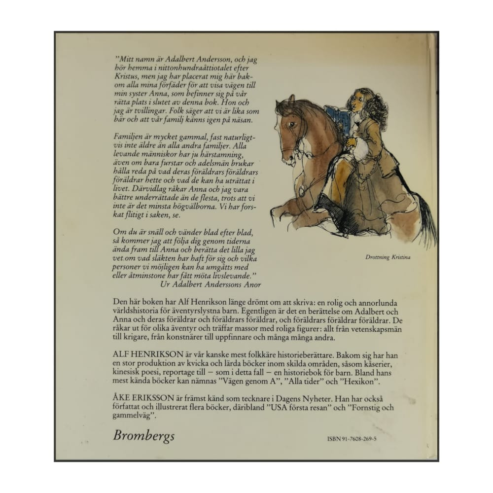 Alf Henrikson: Adalbert Anderssons Anor: En Historiebok För Barn