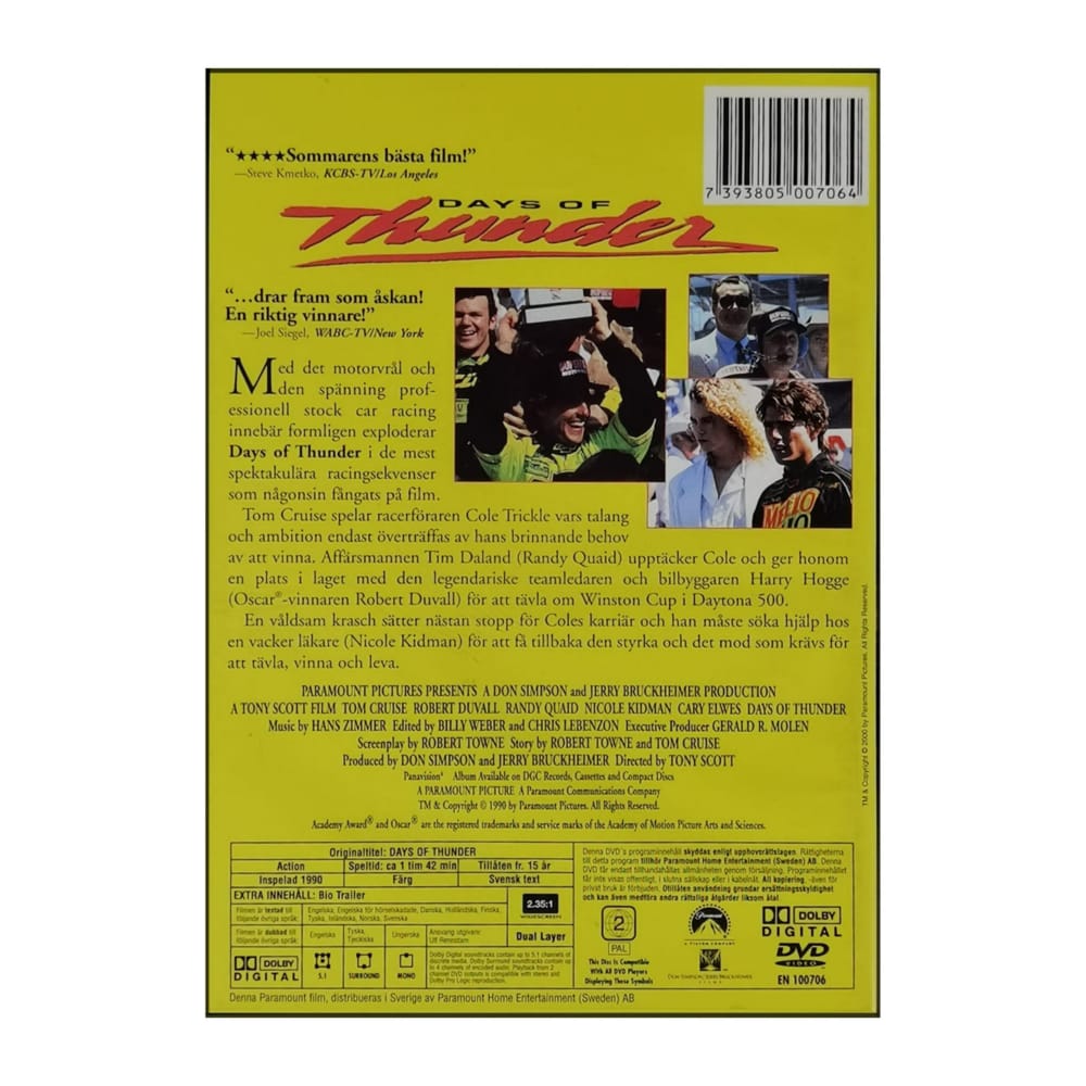 Days Of Thunder