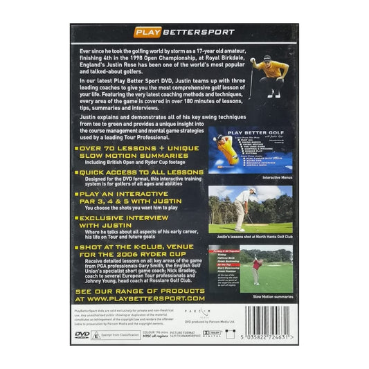 Justin Rose: Play Better Golf
