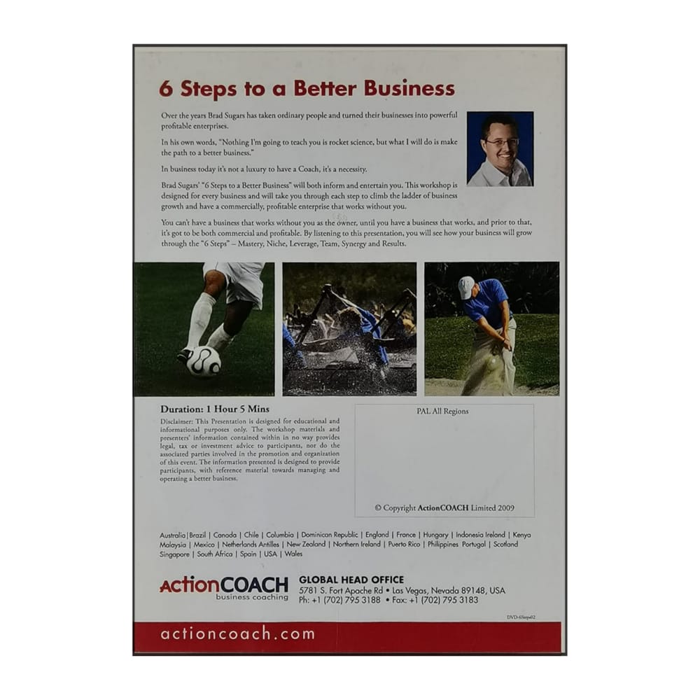 Actioncoach: 6 Steps To A Better Business
