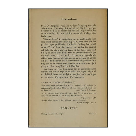 Sven O. Bergkvist: Sommarbarn