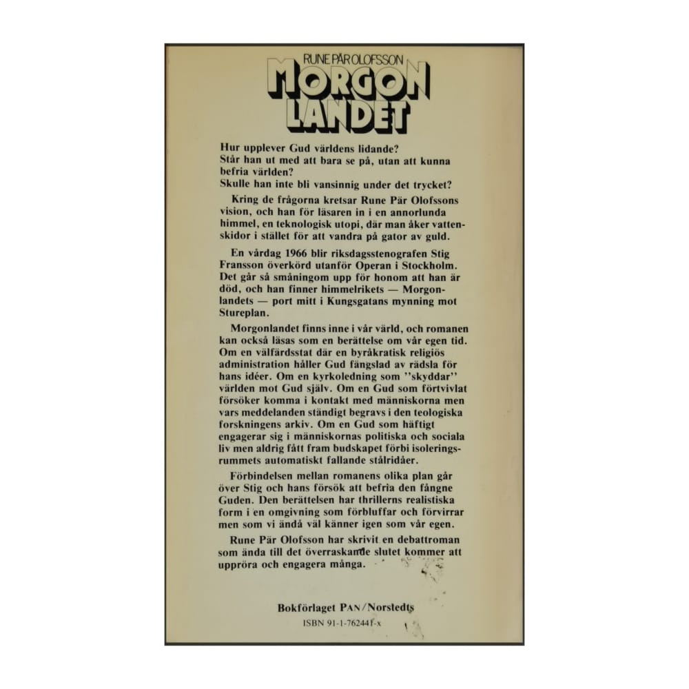 Rune Pär Olofsson: Morgonlandet