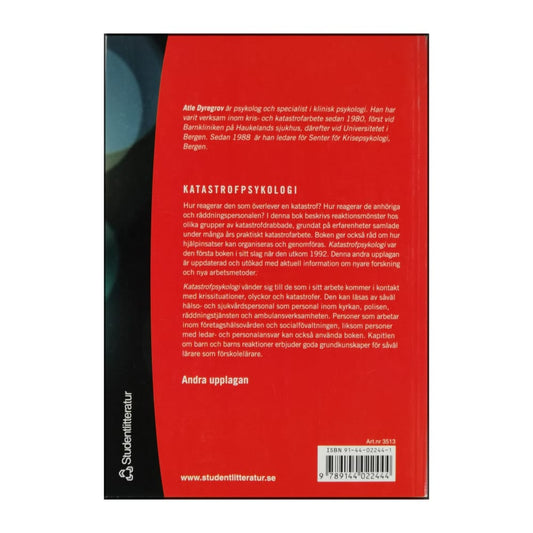 Atle Dyregrov: Katastrofpsykologi