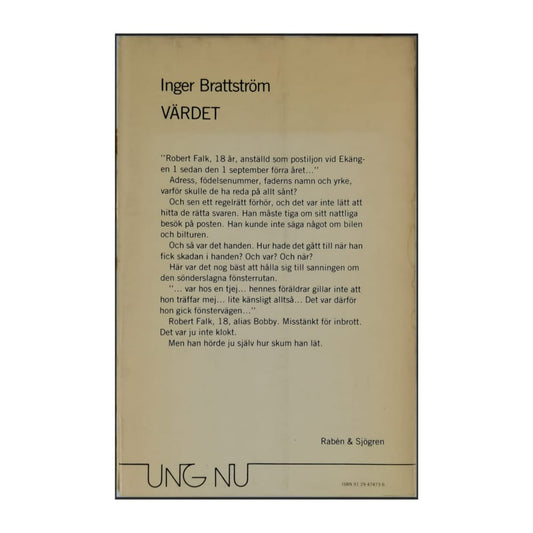 Inger Brattström: Värdet