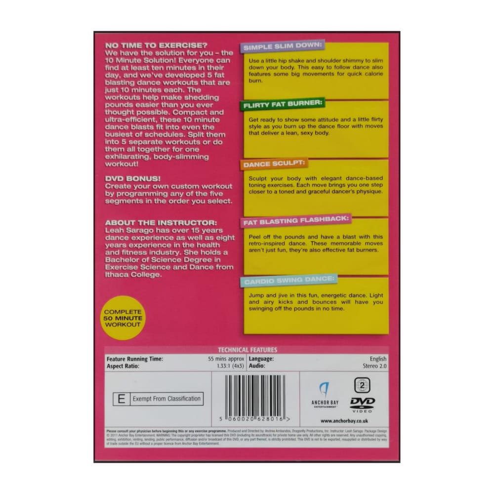 10 Minute Solution: Dance Off Fat Fast