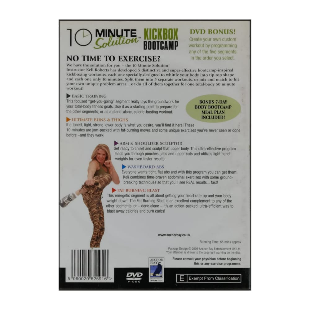 10 Minute Solution: Kickbox Bootcamp