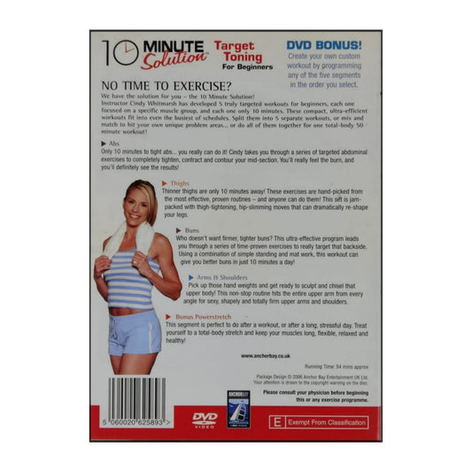 10 Minute Solution: Target Toning For Beginners