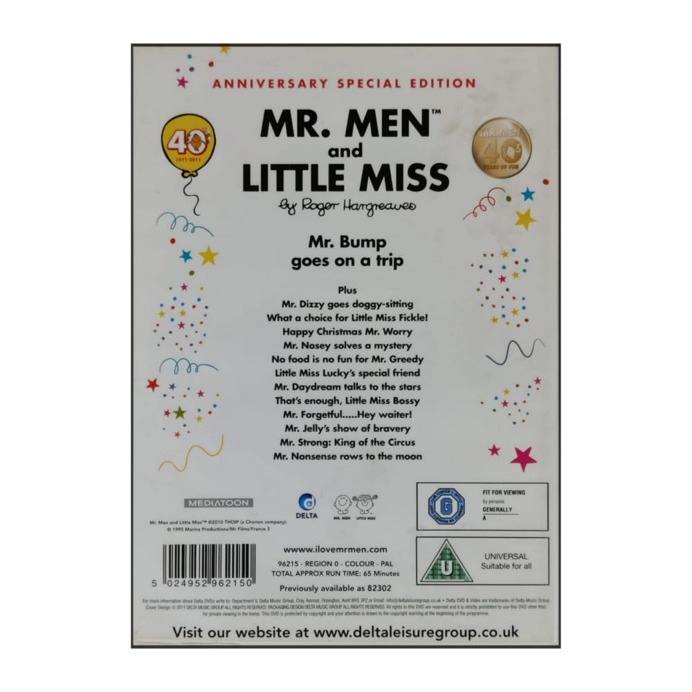 Mr. Men & Little Miss: Mr Bump Goes On A Trip