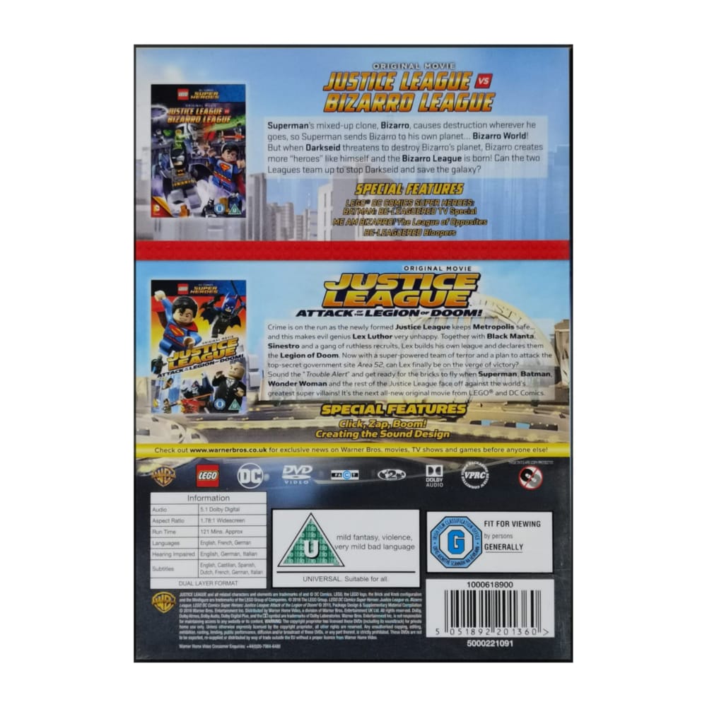 Lego: Dc Comics Super Heroes: Justice League 1-2