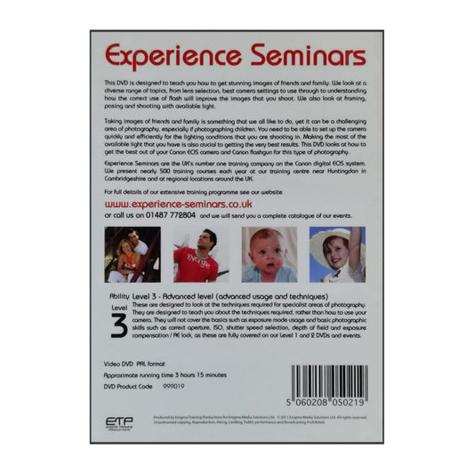 Canon: Experience Seminars: Essential Guide To Portrait And Family Photography