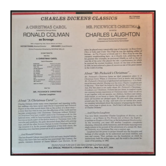 Ronald Colman: A Christmas Carol + Charles Laughton: Mr. Pickwick'S Christmas