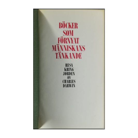 Charles Darwin: Böcker Som Förnyat Människans Tänkande