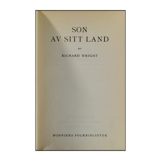 Richard Wright: Son Av Sitt Land