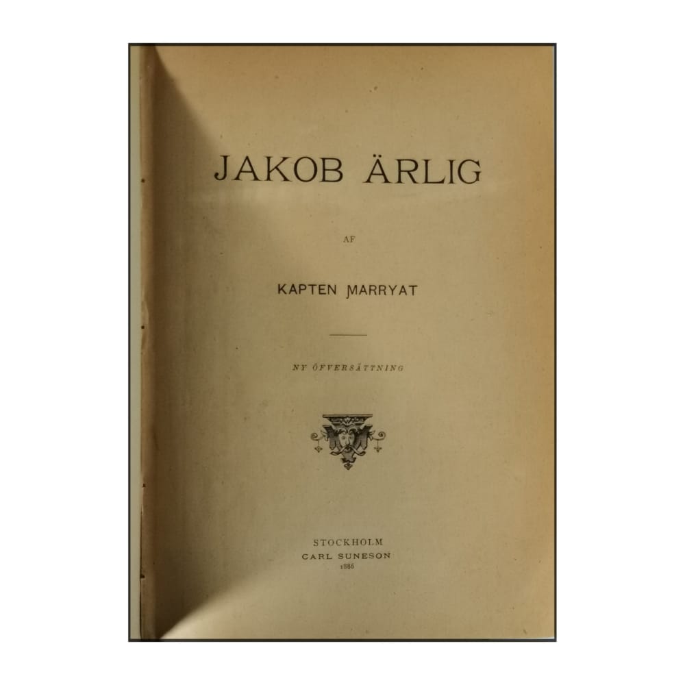 Kapten Marryat: Jakob Ärlig