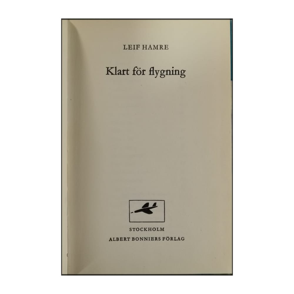 Leif Hamre: Klart För Flygning