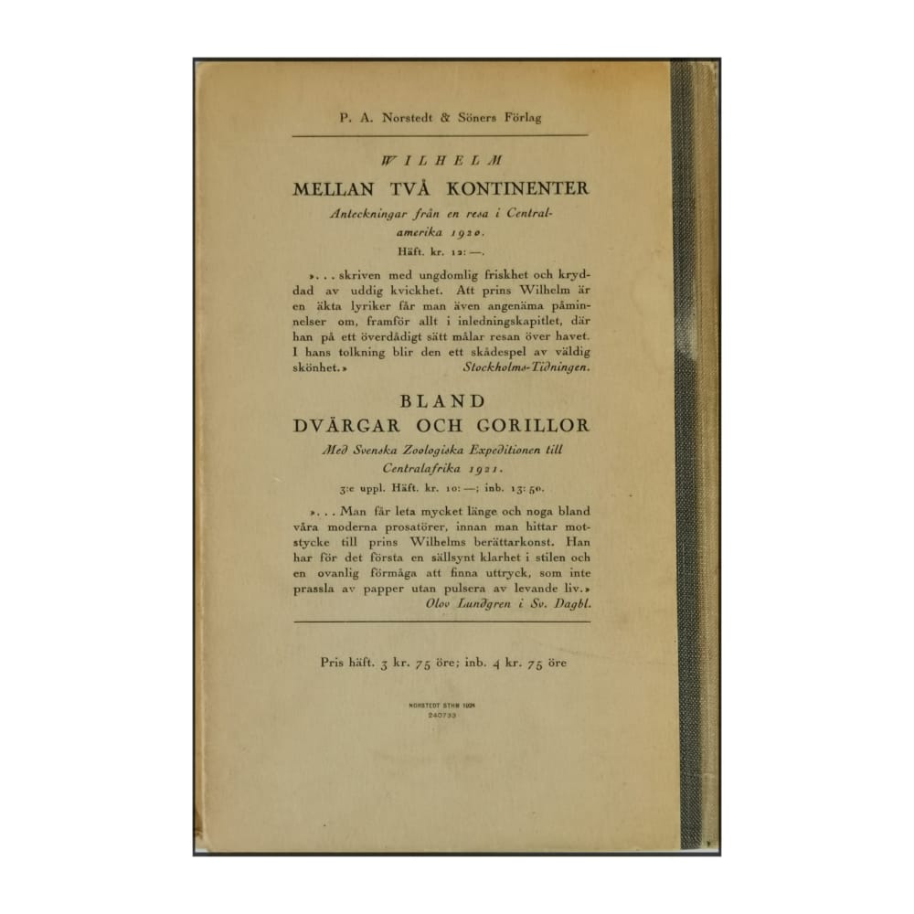 Eberhard Rosenblad: Äventyr I Sydvästafrika