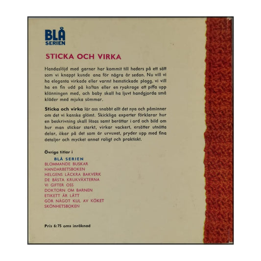 Blå Serien: Sticka Och Virka