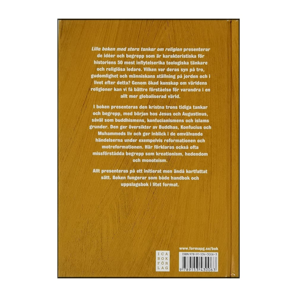 Jeremy Stangroom: Lilla Boken Med Stora Tankar Om Religion