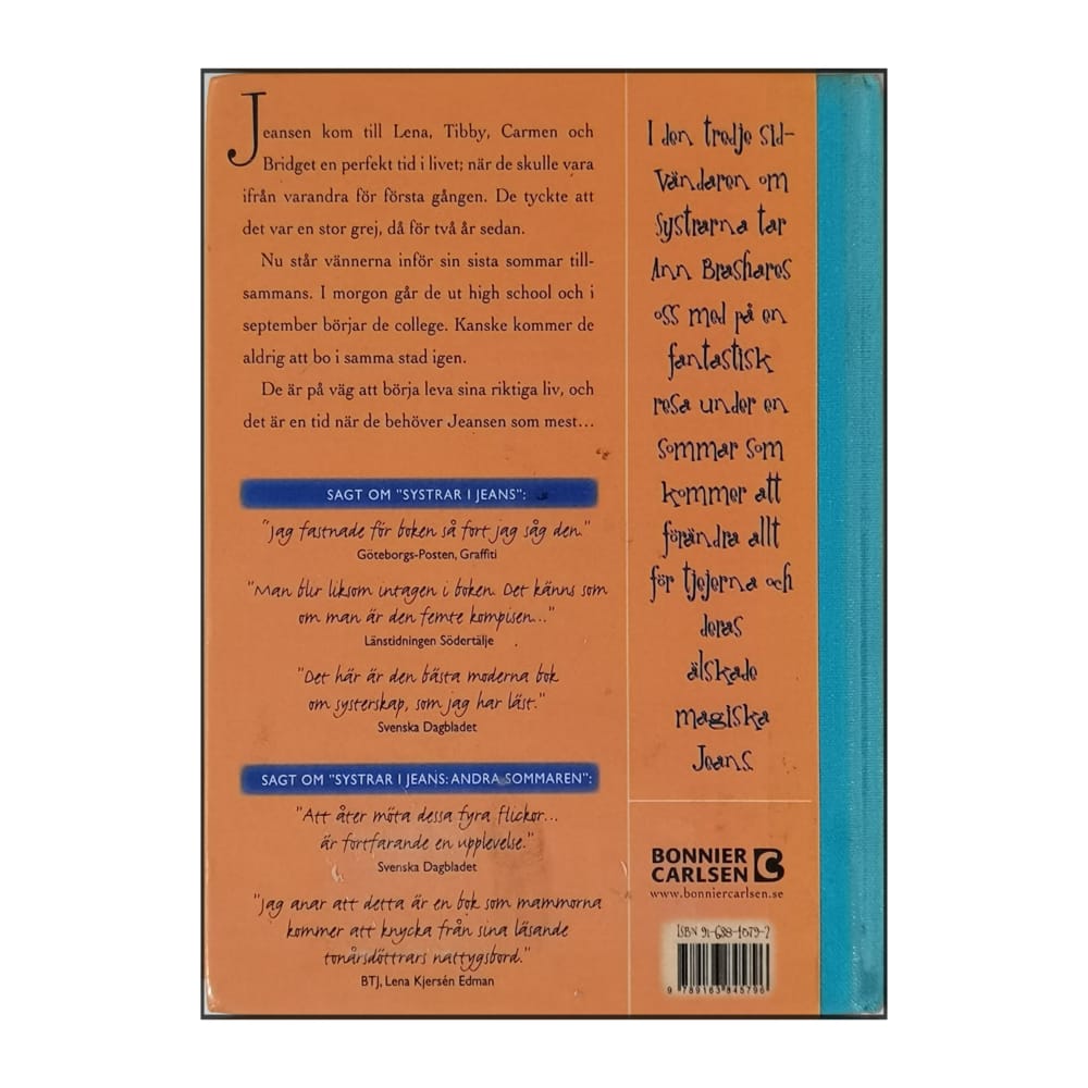 Ann Brashares: Systrar I Jeans: Tredje Sommaren