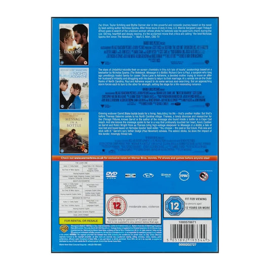 The Lucky One + Nights In Rodanthe + Message In A Bottle