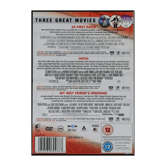 50 First Dates + Hitch + My Best Friend'S Wedding