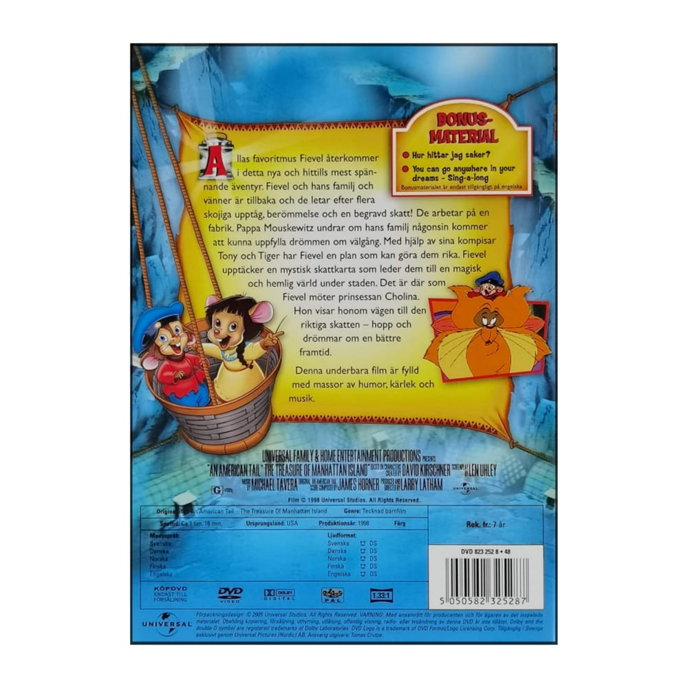 American Tail | Fievel: Skatten På Manhattan