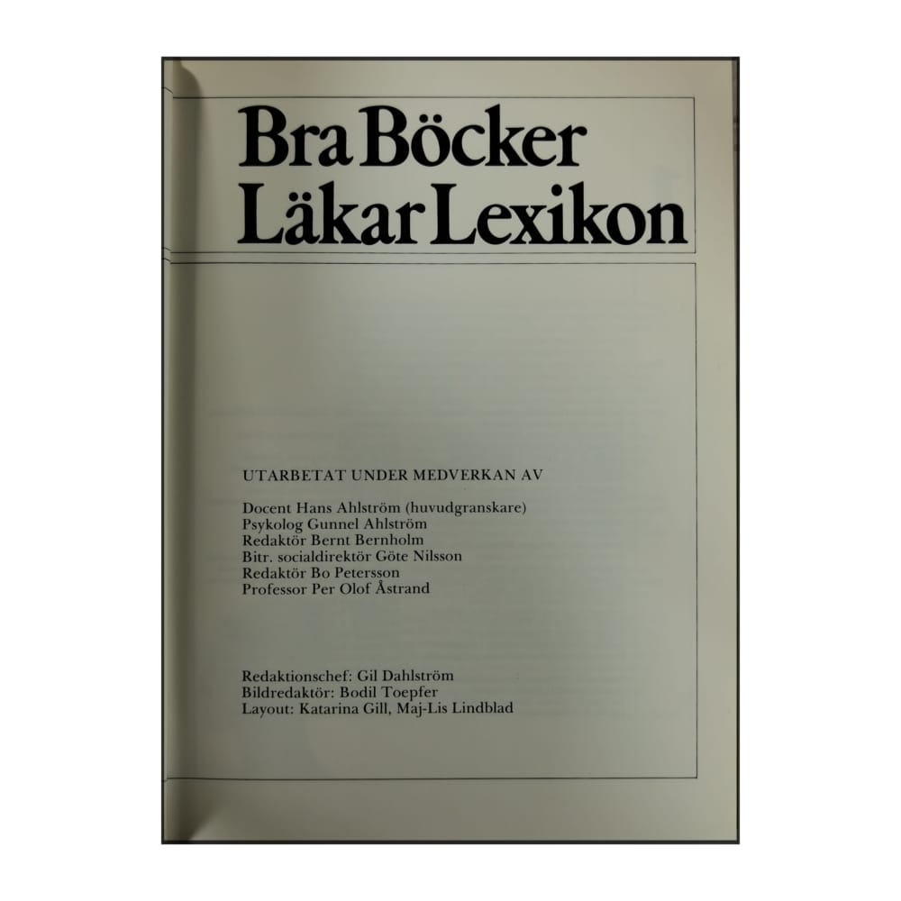 Bra Böcker Läkarlexikon 1