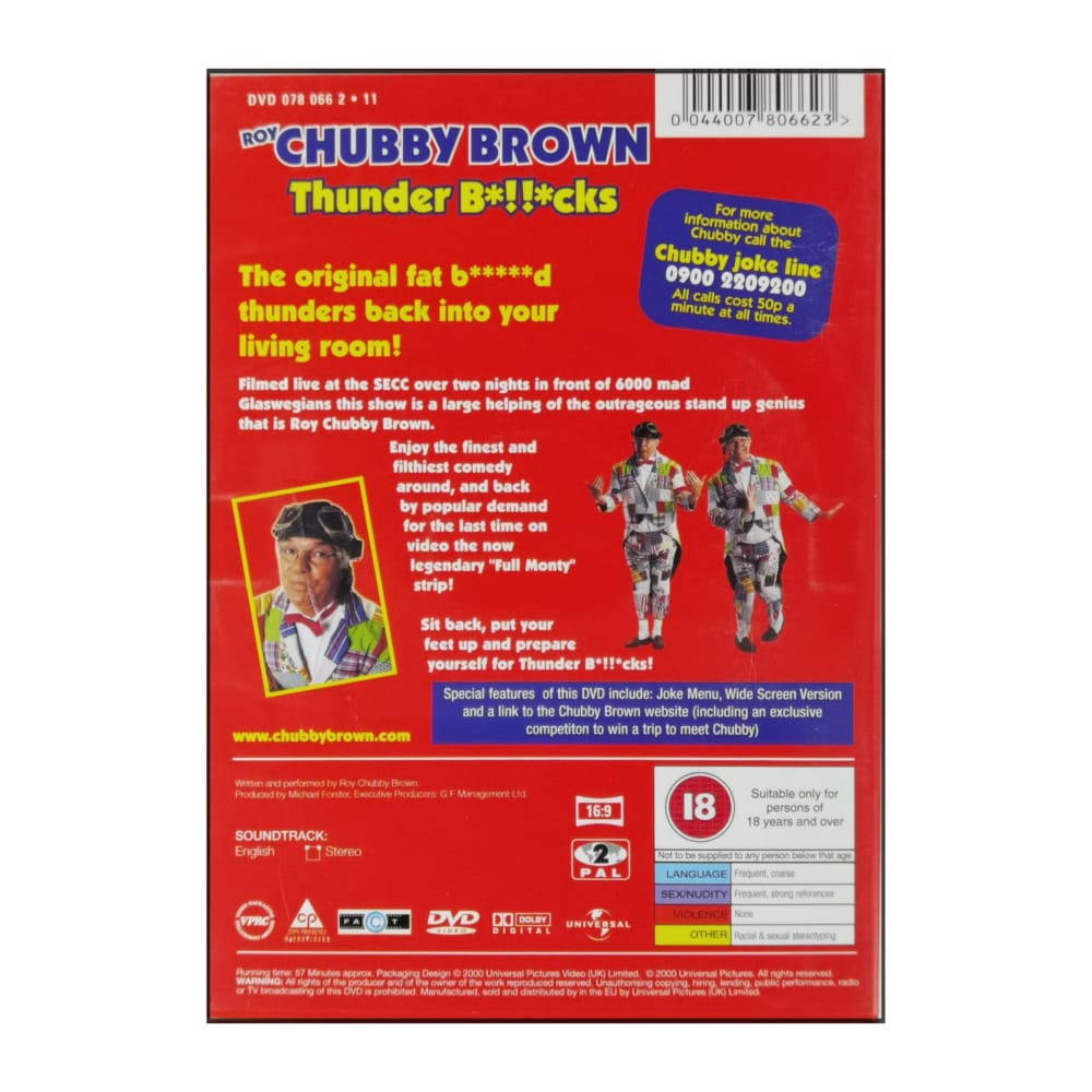 Roy Chubby Brown: Thunder Bollocks