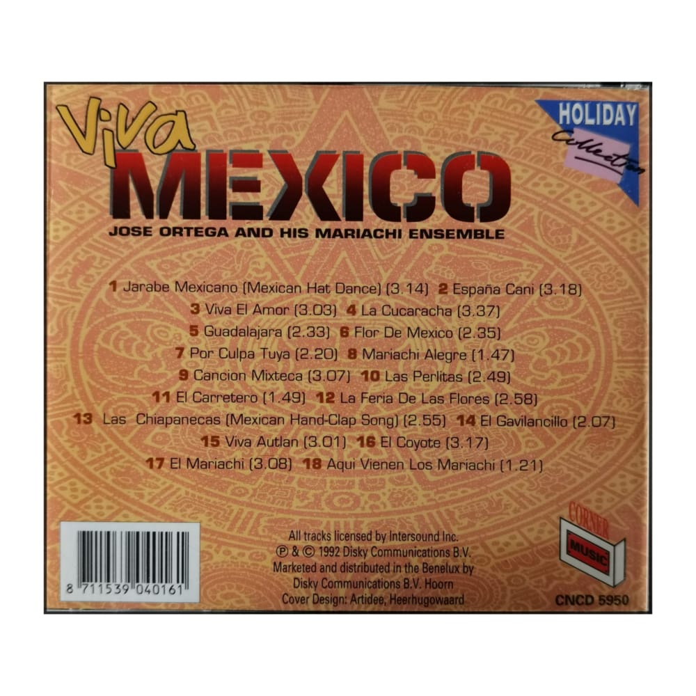 Jose Ortega & His Mariachi Ensemble: Viva Mexico