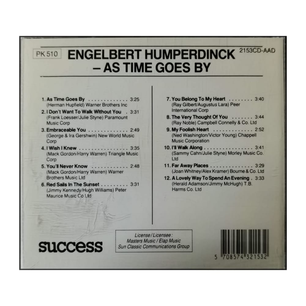 Engelbert Humperdinck: As Time Goes By