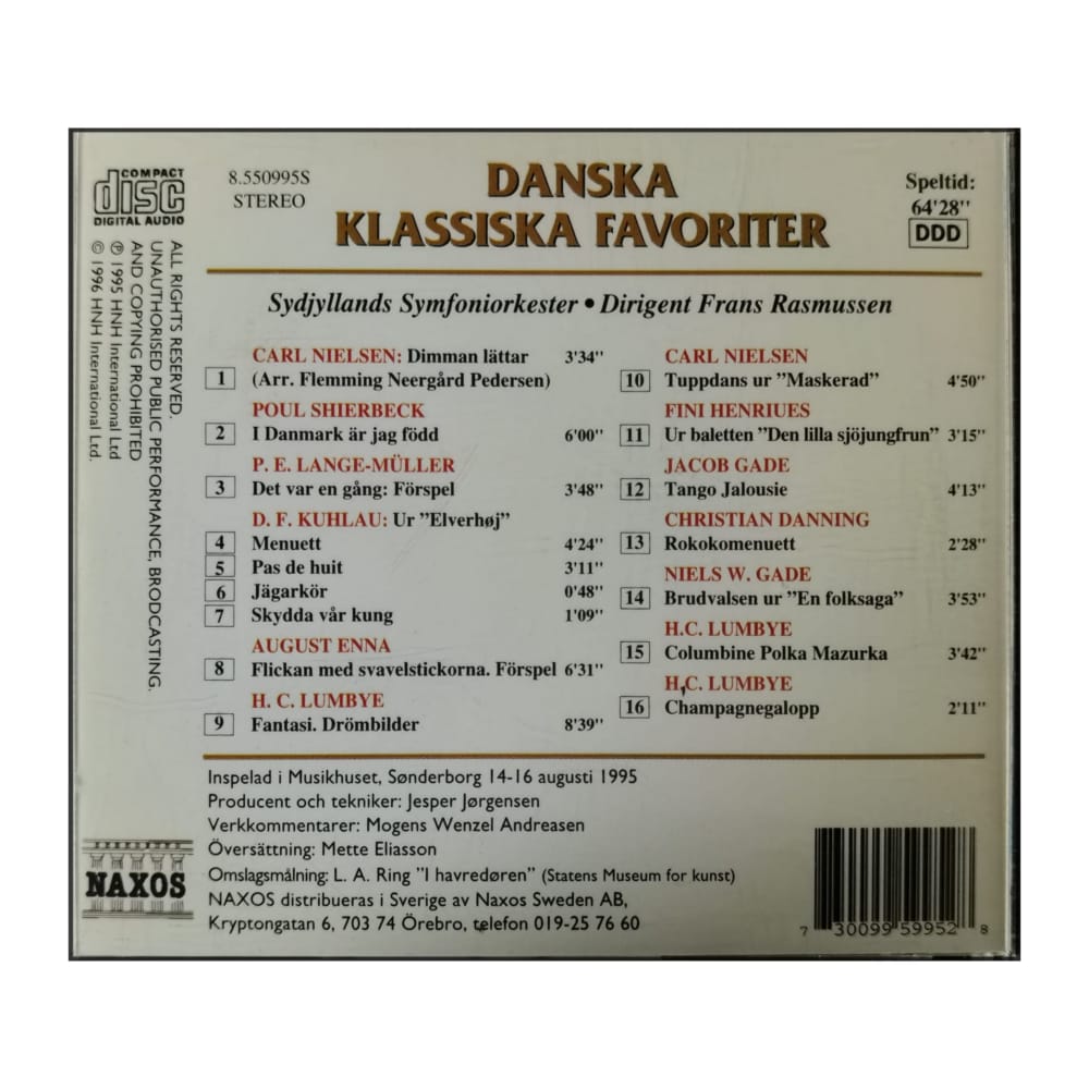 Naxos: Danska Klassiska Favoriter