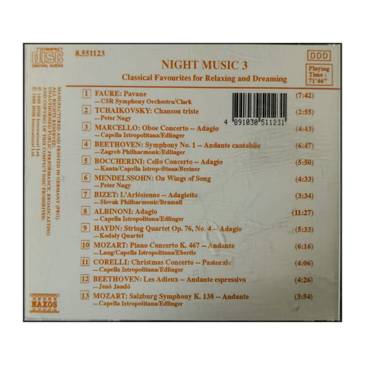 Naxos: Night Music 3: Classical Favourites For Relaxing And Dreaming