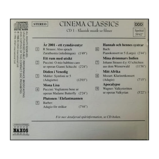 Cinema Classics: Klassisk Musik Från Filmer Disc-1