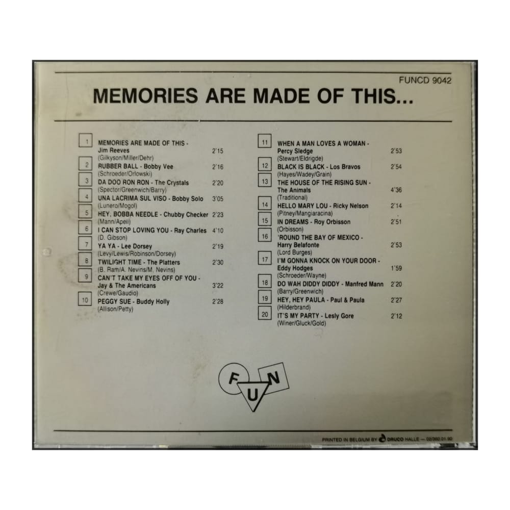 Memories Are Made Of This